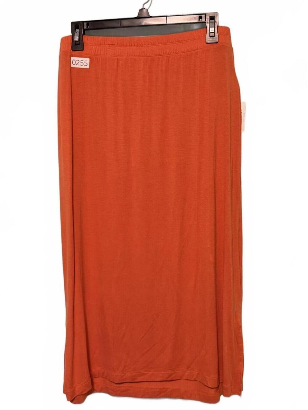 Amazon Essentials Women's Orange Midi Skirt Size Large